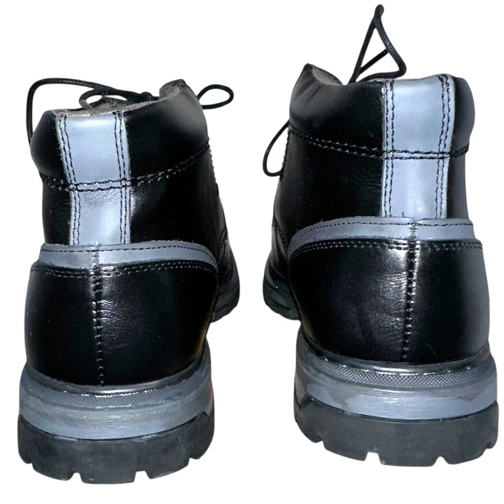 Arc Brothers Mens 11 Black Leather Chukka Boots NWOB Lace Up ZC2023995 Oxfords